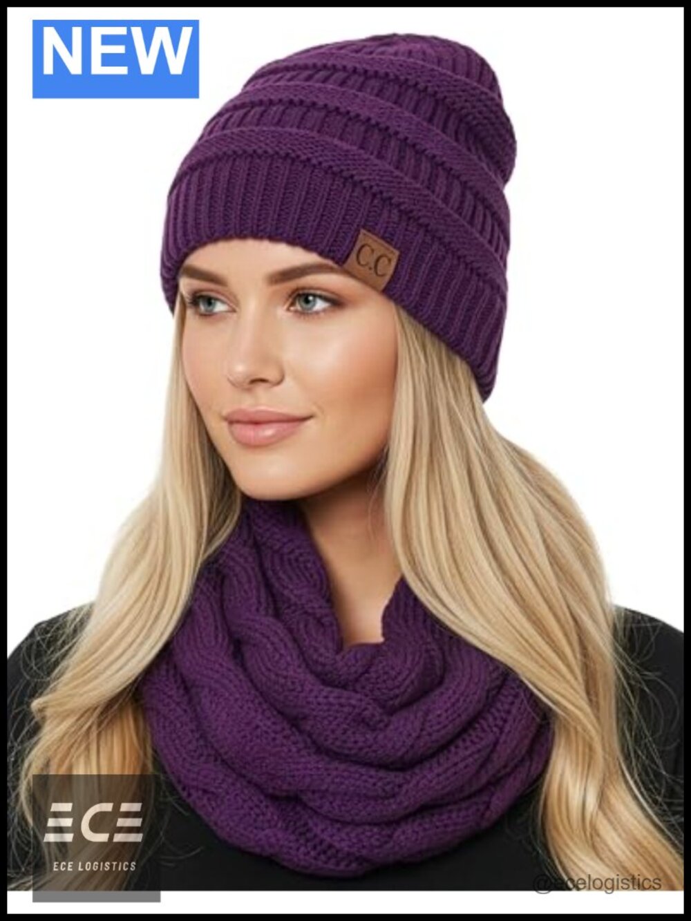 Funky Junque Beanie & Infinity Scarf Gift Set โ Soft Knit Winter Accessories